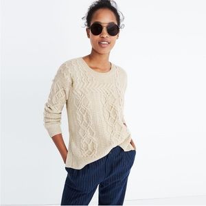 Madewell Open-Side Bobble Pullover Sweater